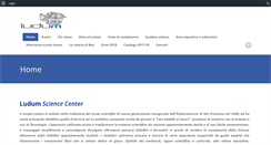 Desktop Screenshot of museodellascienza.com