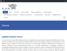 Tablet Screenshot of museodellascienza.com